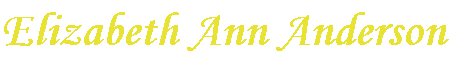 Elizabeth Ann Anderson